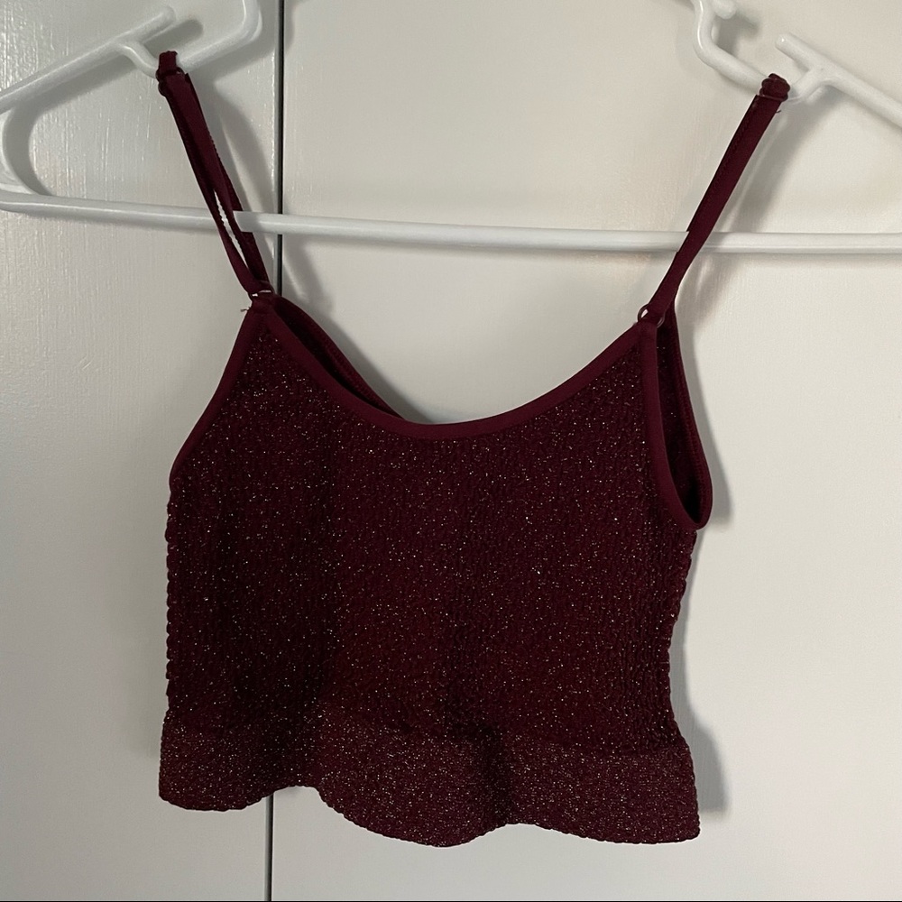 Anthropologie NWT Shimmer Bralette